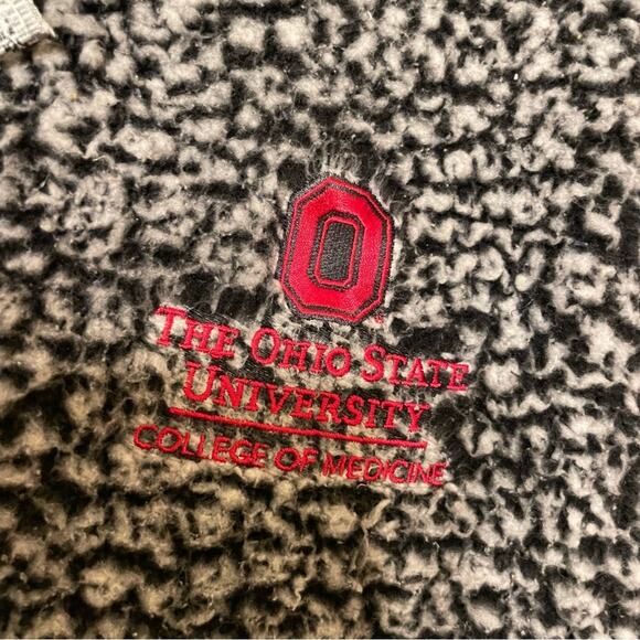 Top of the World M Ohio State College of Medicine gray black turtleneck fleece - Picture 5 of 9